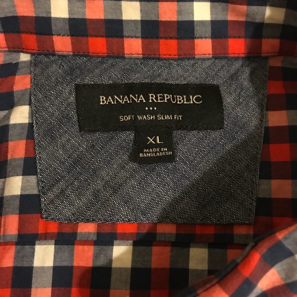 Men’s Banana Republic Slim Fit Buttoned down shirt - Picture 2 of 2